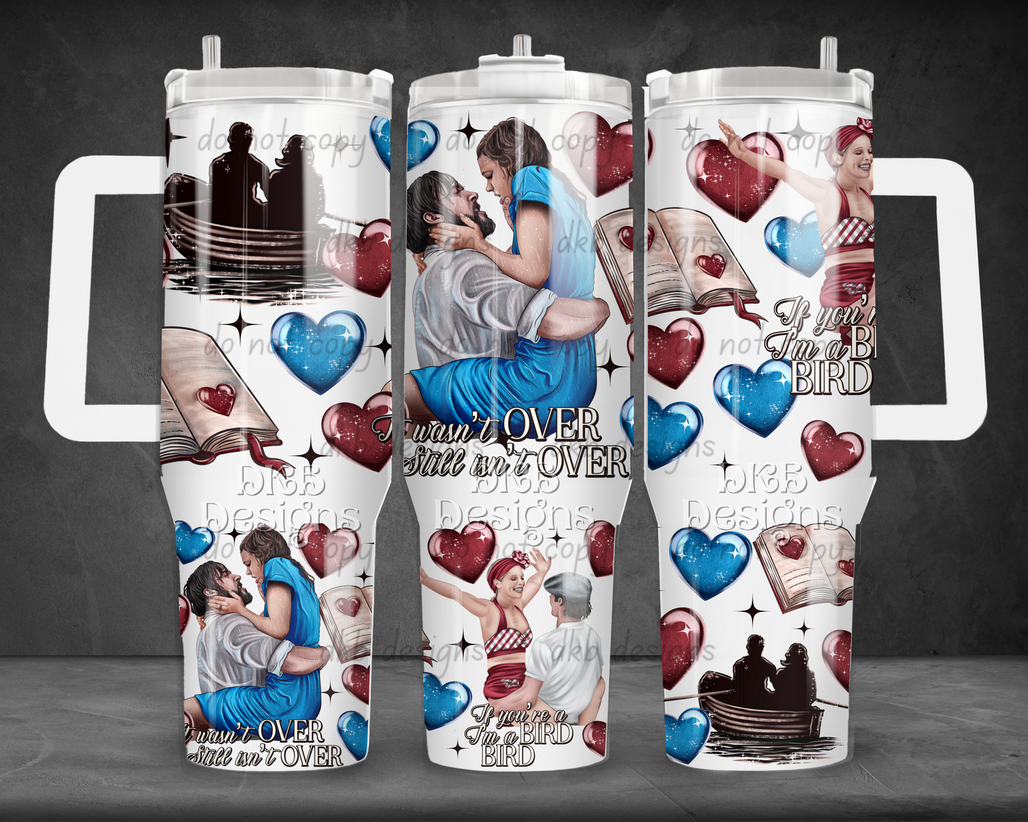 Notebook 40oz Tumbler UV DTF