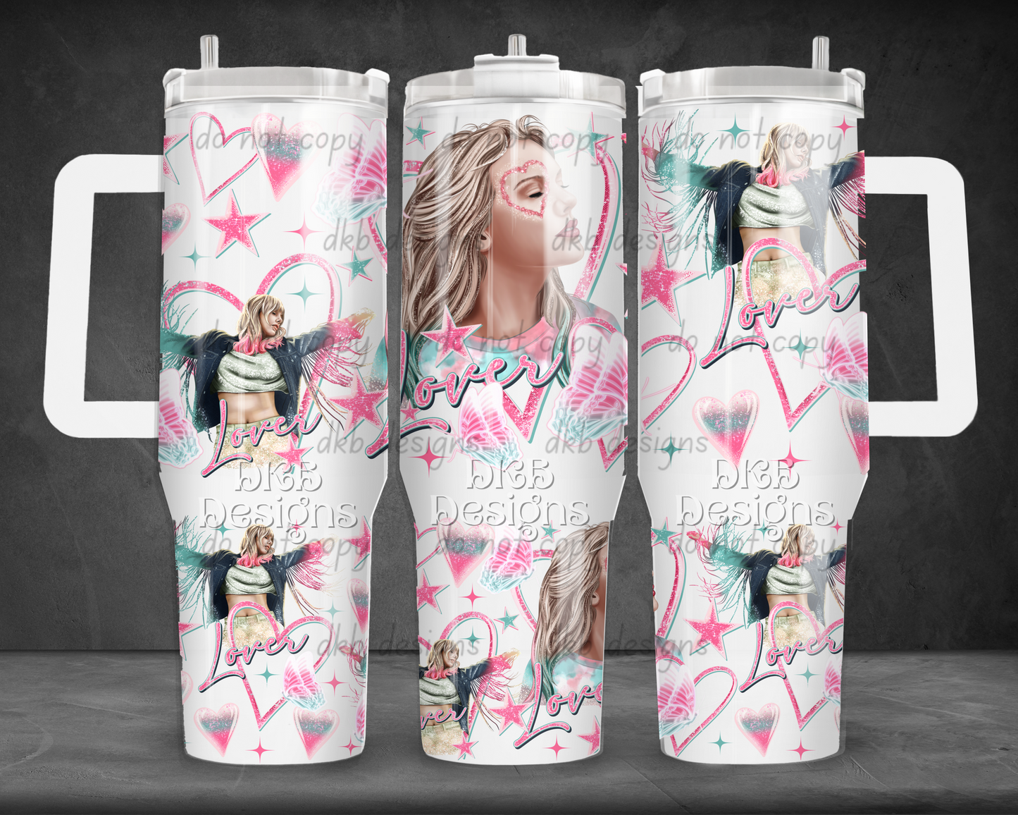 Lover 40oz Tumbler UV DTF