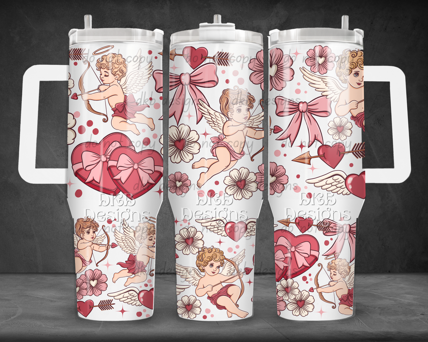 Cupid 40oz Tumbler UV DTF