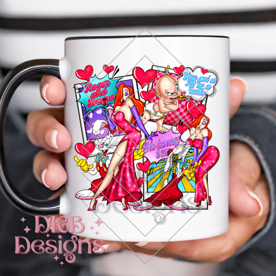 Oh honey bun checkered UV DTF