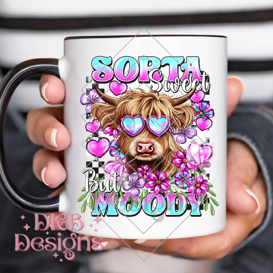 Sorta sweet but moody checkered UV DTF