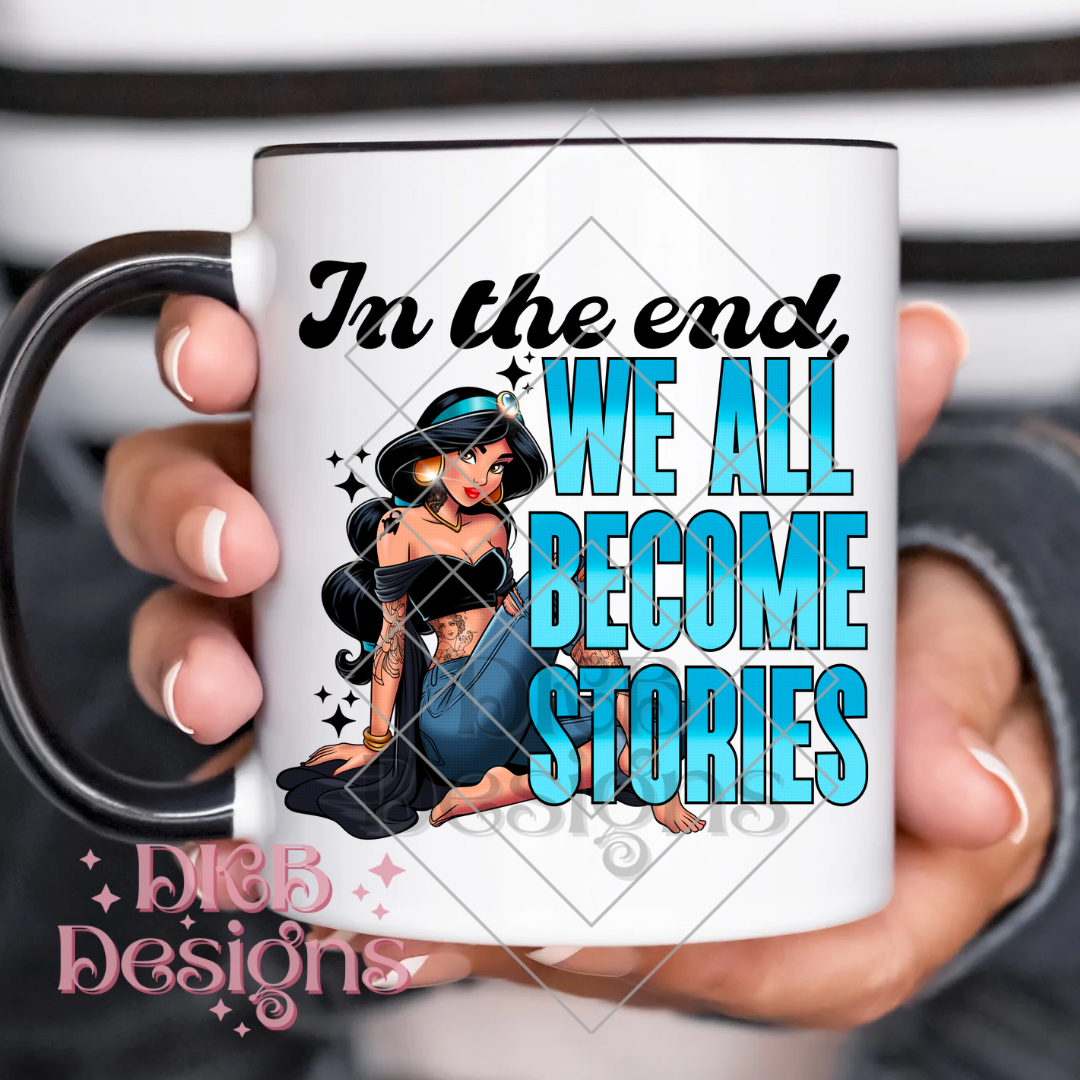 We all become stories UV DTF