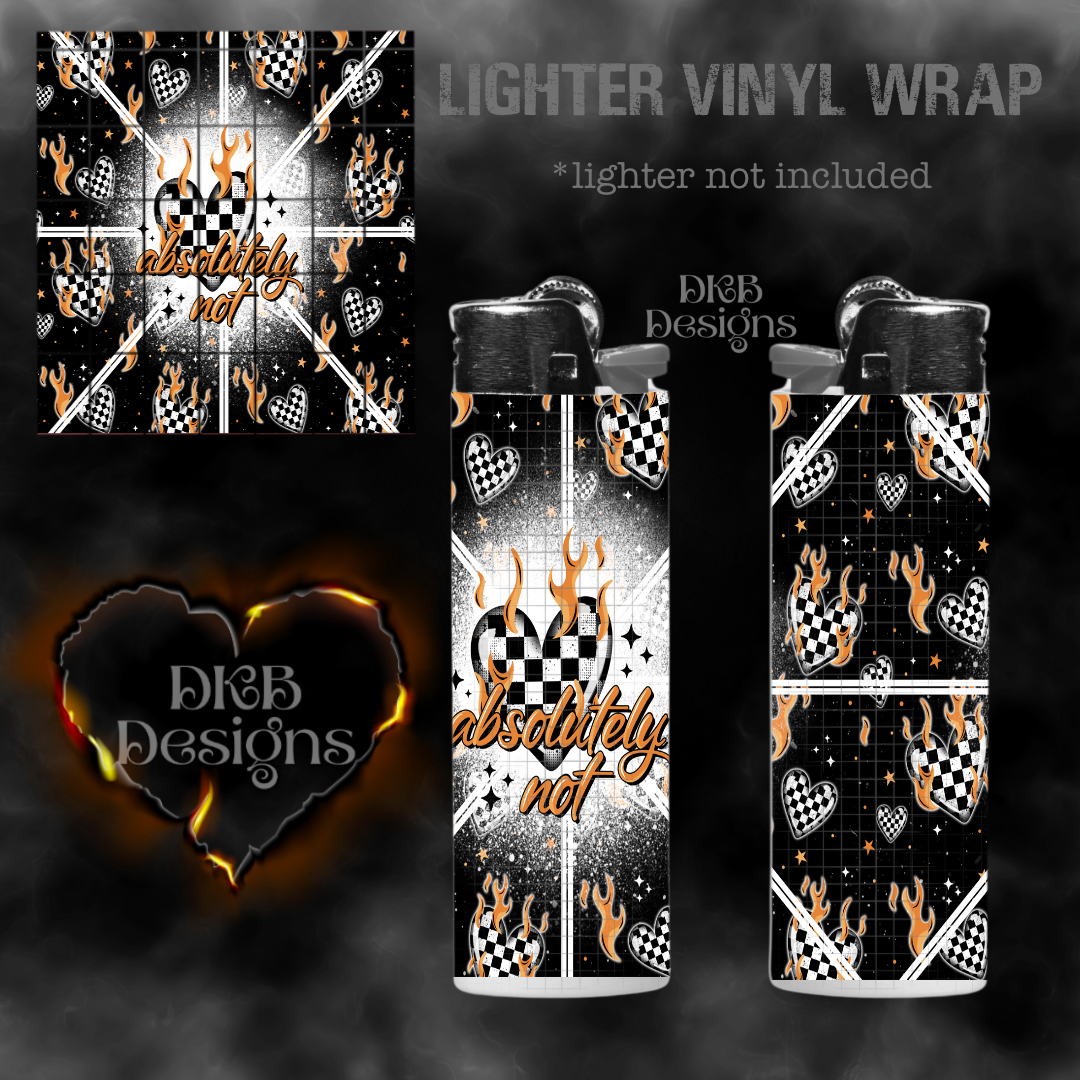 Absolutely not lighter vinyl wrap