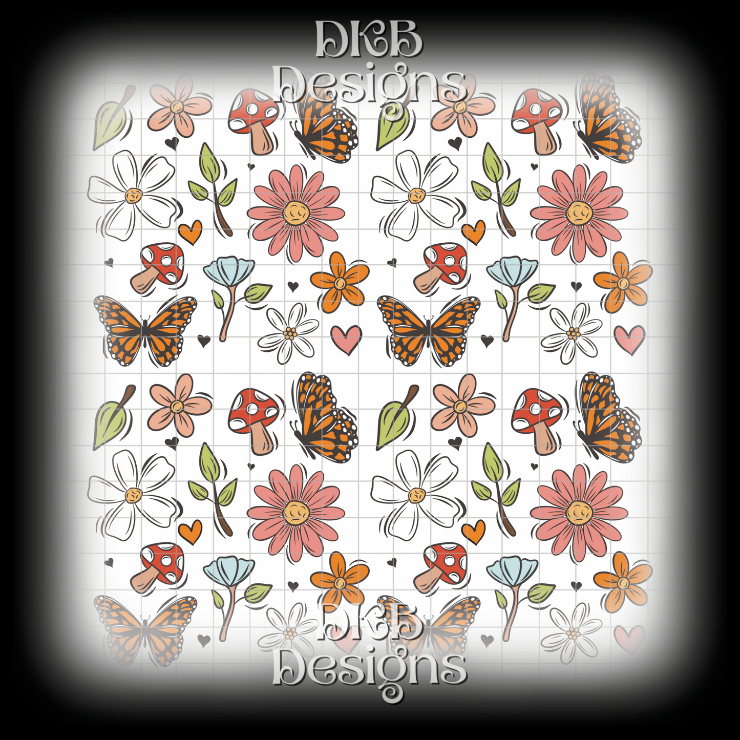 Spring 11” x 11” UV DTF sheet