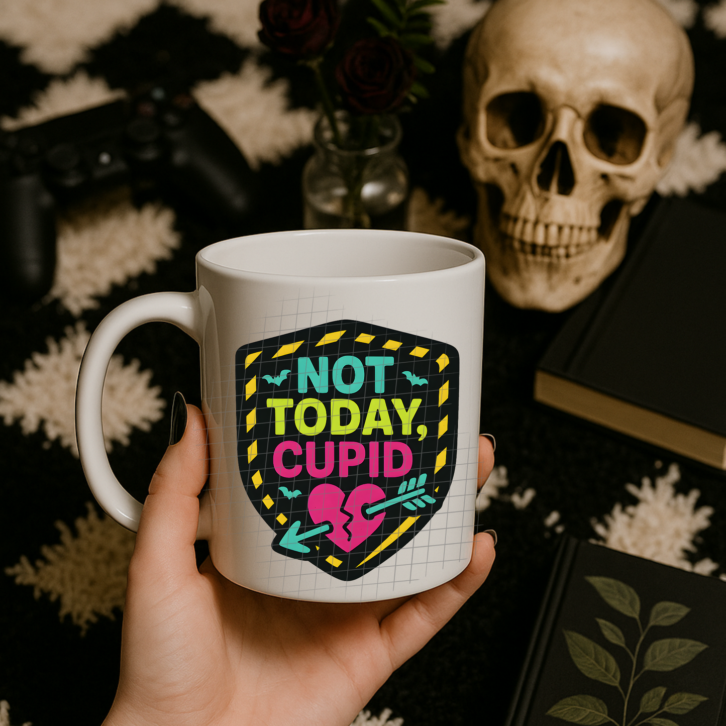 Not today Cupid UV DTF