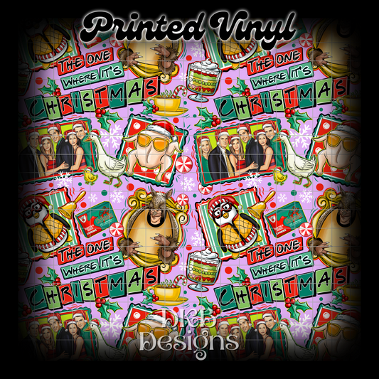 It’s Christmas Printed Vinyl