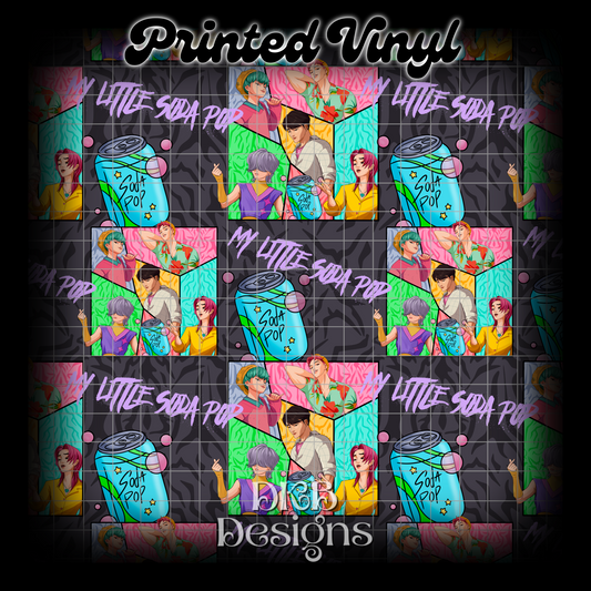 Soda pop  Printed Vinyl
