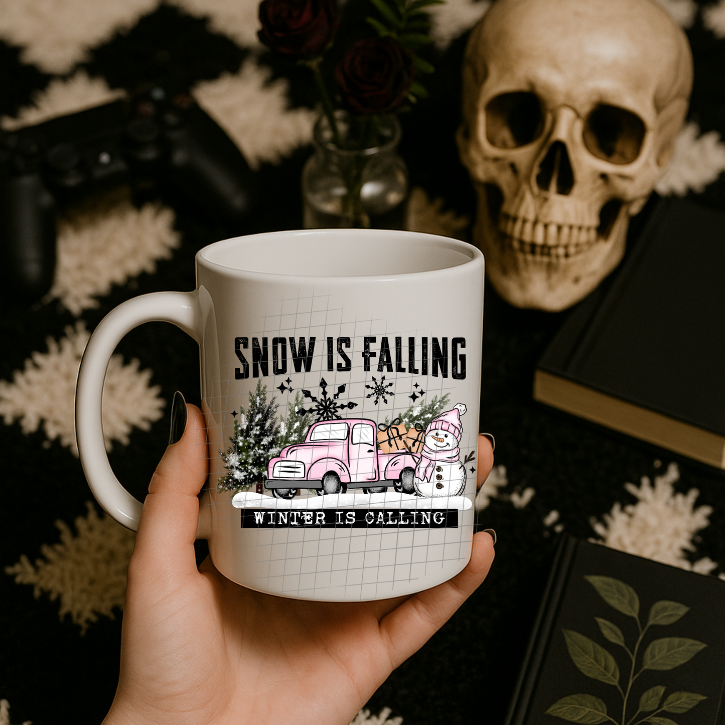 Snow is falling UV DTF