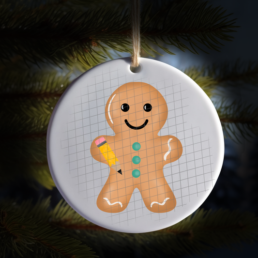 Teacher gingerbread UV DTF