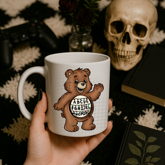 Brown stranger bear UV DTF