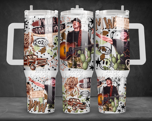 I'm the problem 40oz Tumbler UV DTF