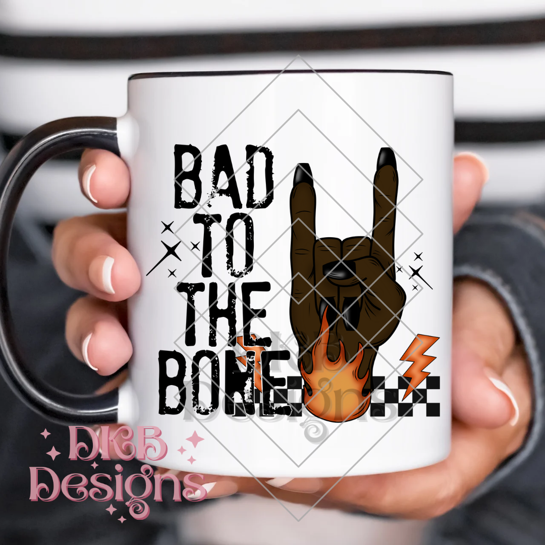 Bad to the bone UV DTF