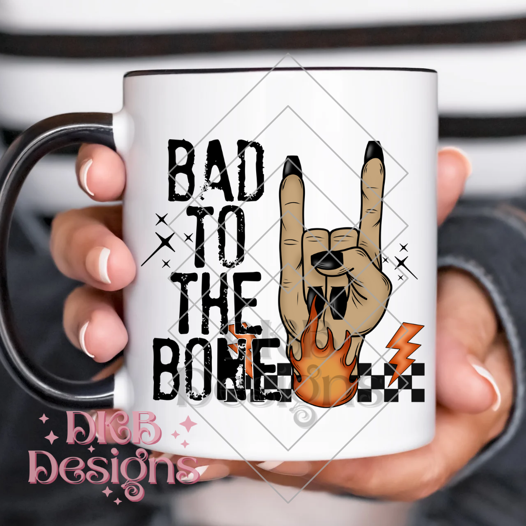 Bad to the bone UV DTF