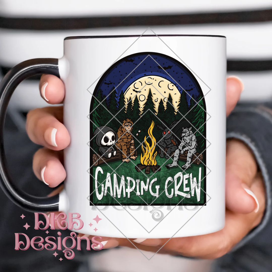 Camping crew UV DTF