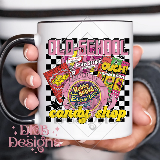 Old school candy shop UV DTF