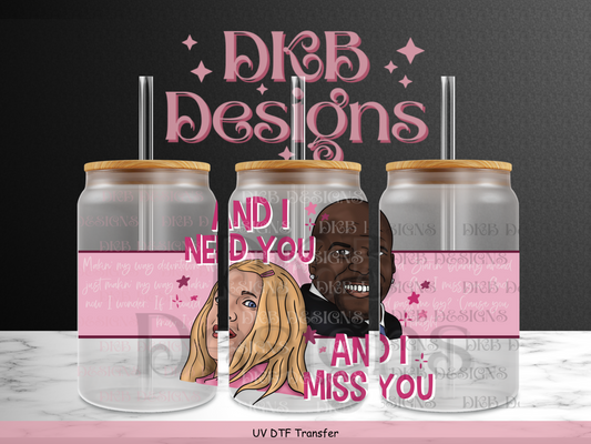 And I need you 16oz glass can UV DTF