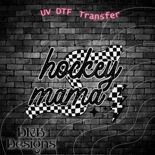 Hockey mama UV DTF