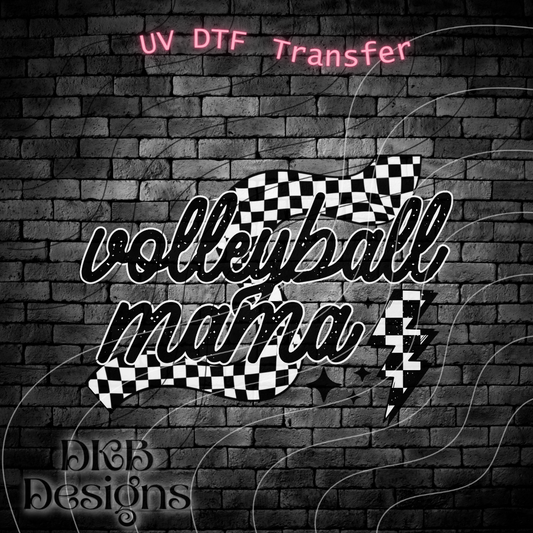 Volleyball mama UV DTF