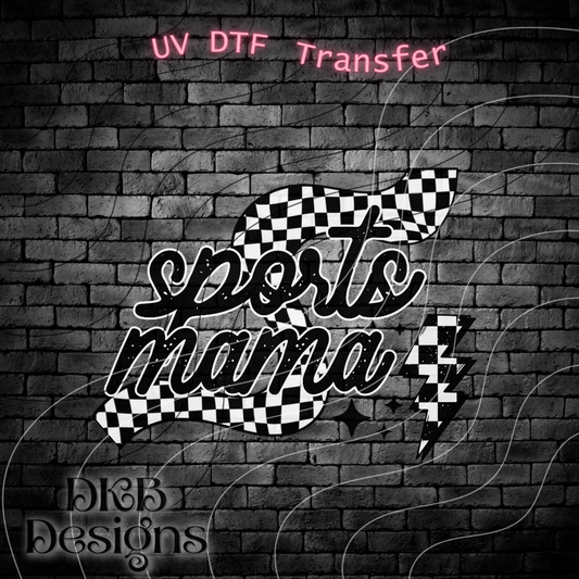 Sports mama UV DTF