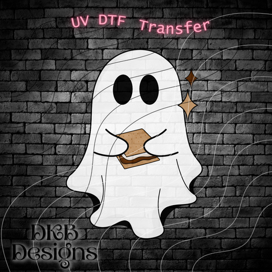 Ghost with smore UV DTF