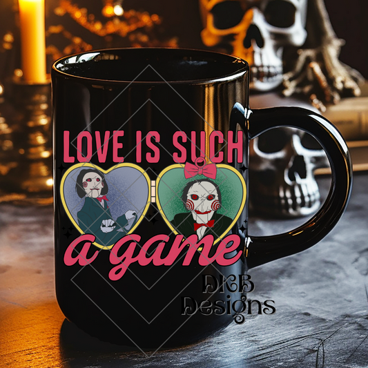 Love is such a game UV DTF