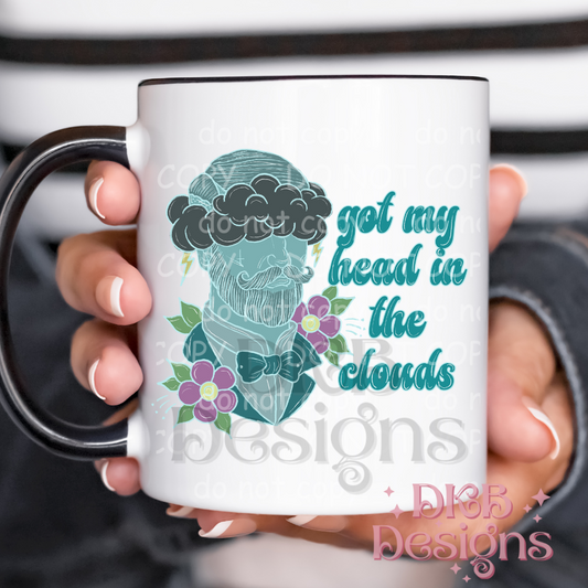 Head in the clouds mug