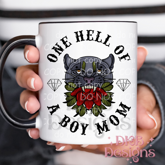 One hell of a mom (boy) mug