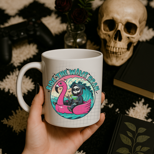 Ride the wave dark UV DTF