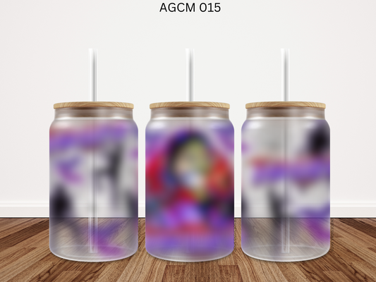 Thriller 015 AGCM 16oz glass can UV DTF