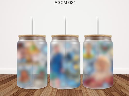 024 AGCM 16oz glass can UV DTF