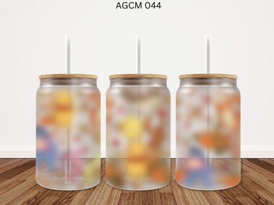 044 AGCM 16oz glass can UV DTF