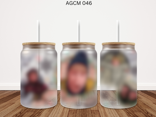 046 AGCM 16oz glass can UV DTF