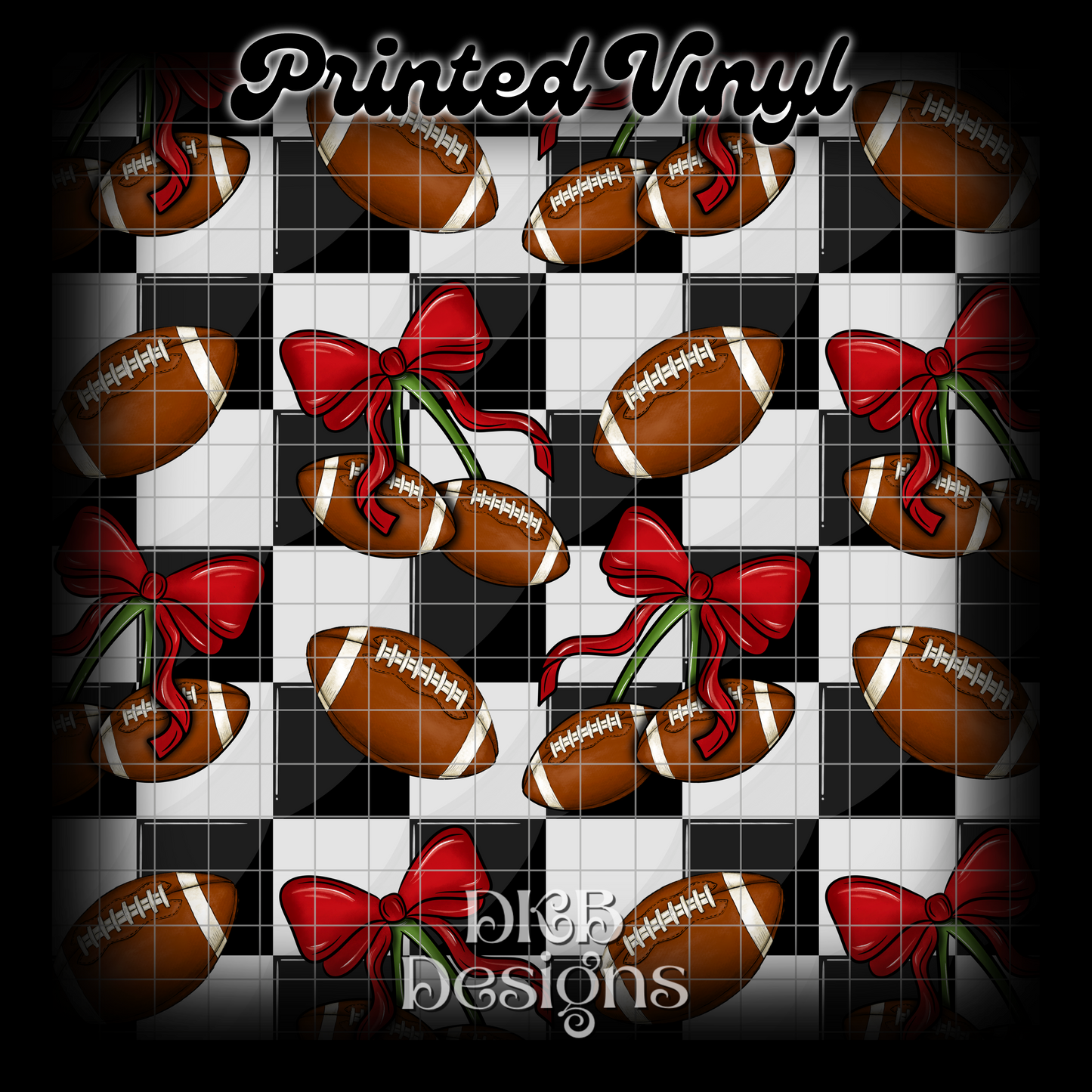 Football Printed Vinyl