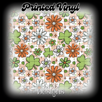 St. Patty’s florals Printed Vinyl