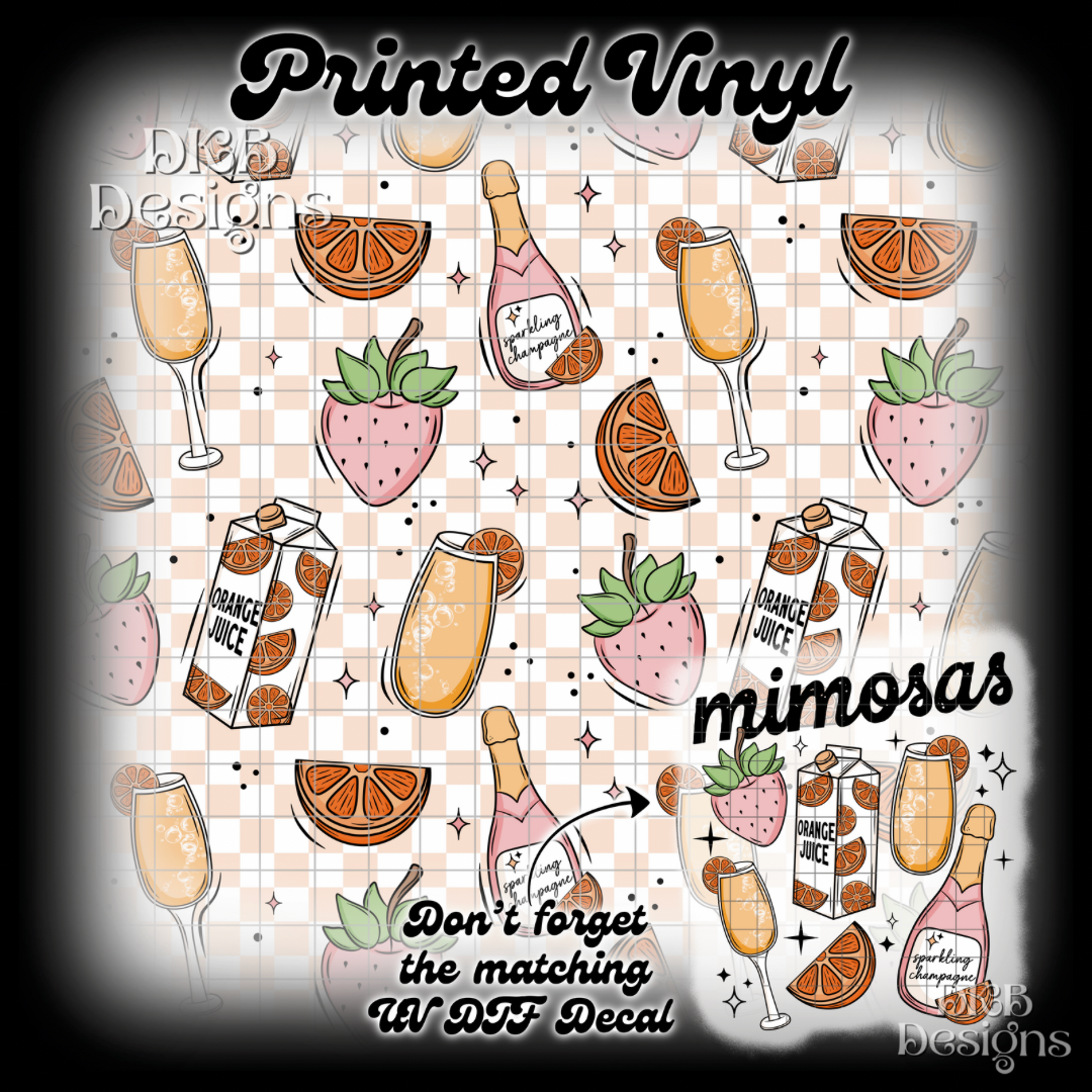 Mimosas Printed Vinyl