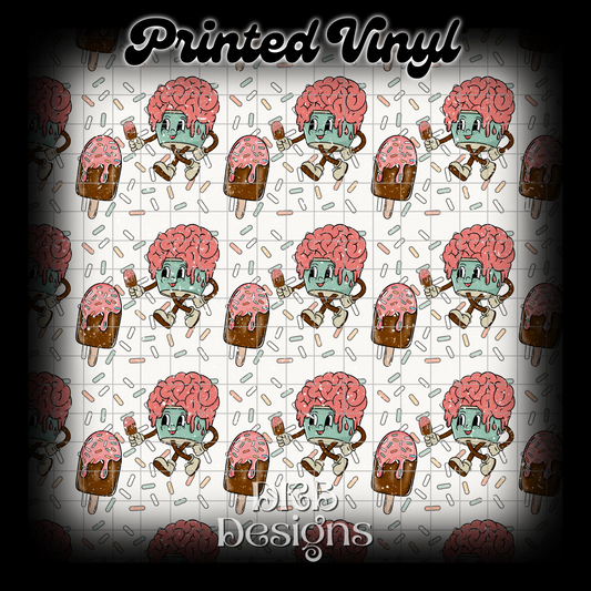 Worries distressed Printed Vinyl