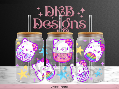 Hk pastel squish 16oz glass can UV DTF