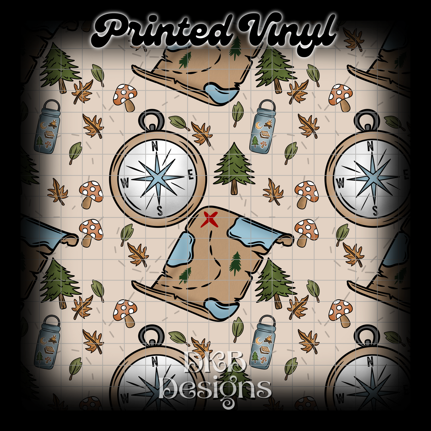 Map Printed Vinyl