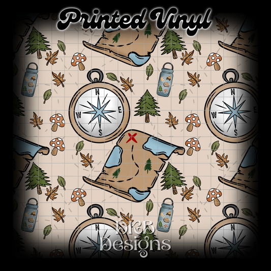 Map Printed Vinyl
