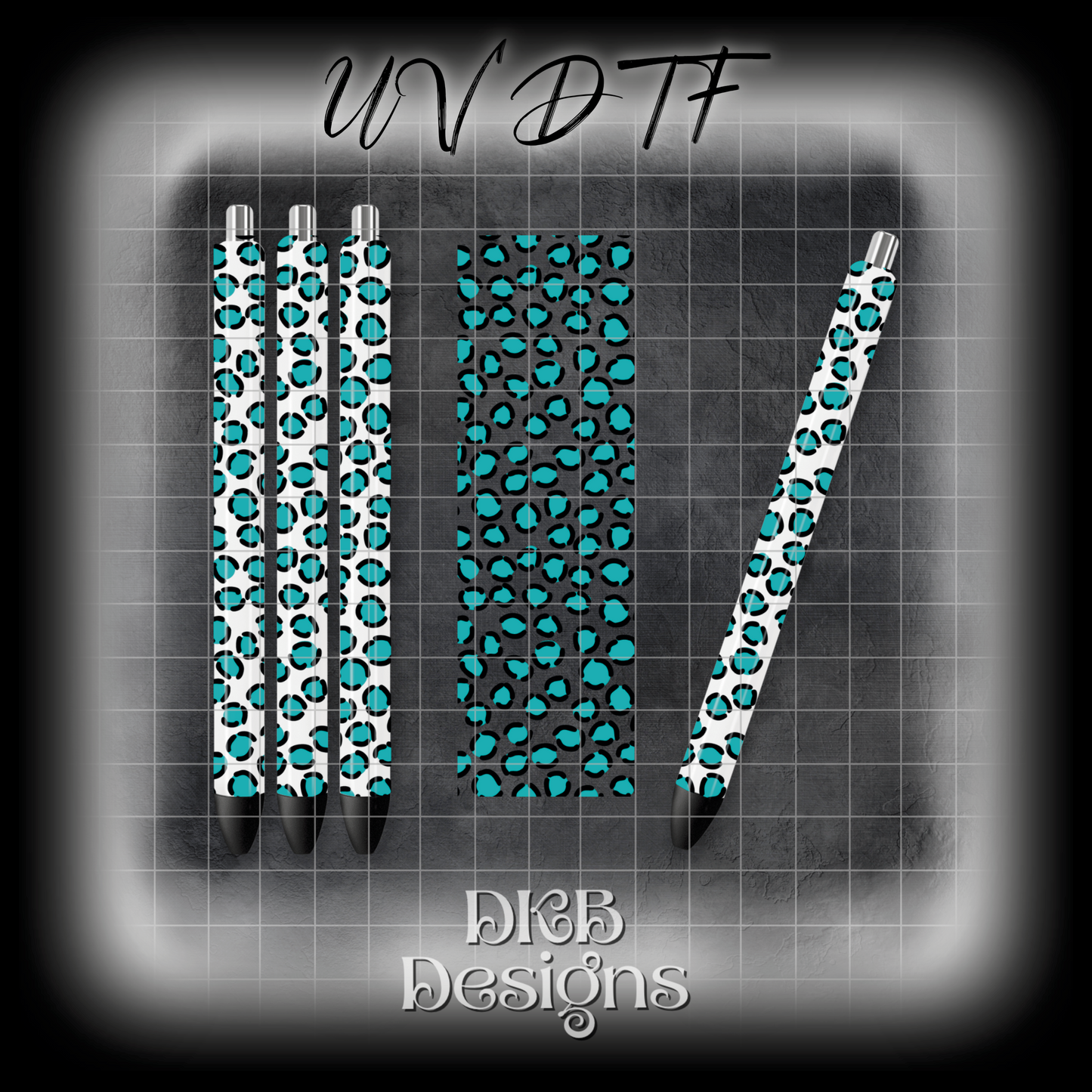 Blue print UV DTF