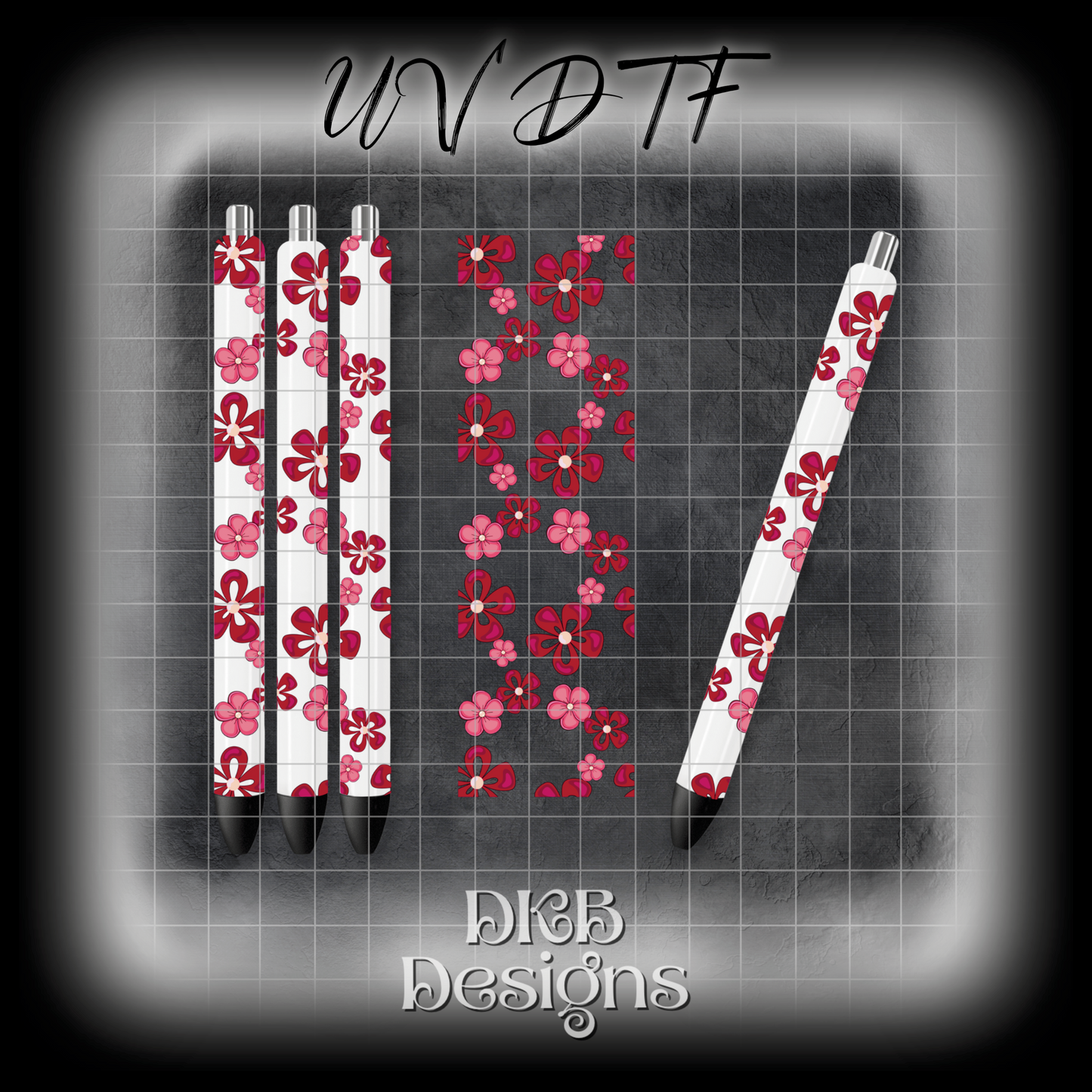 Floral UV DTF