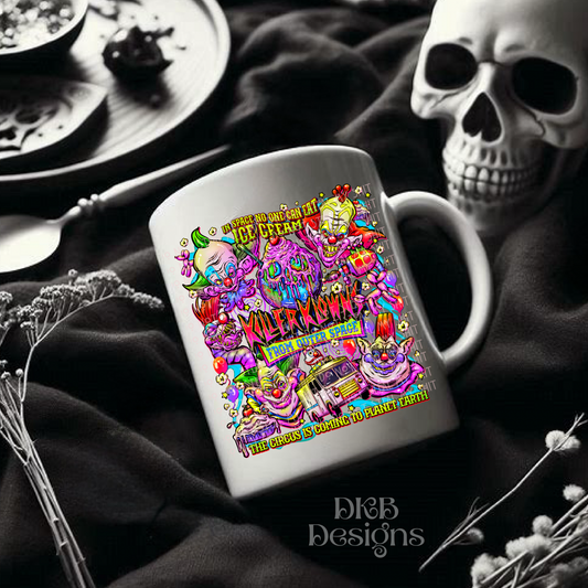 Killer klowns UV DTF