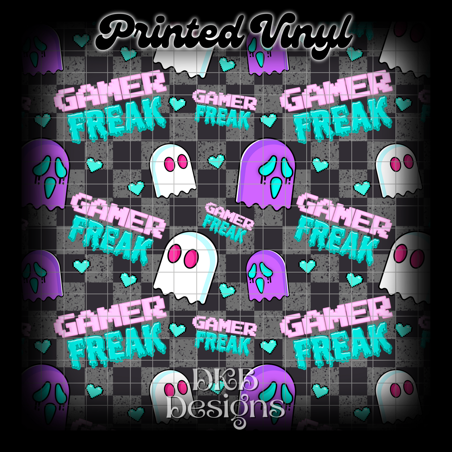 Gamer freak Printed Vinyl