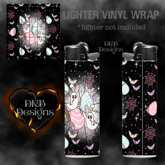 Ghost bunnies painting lighter vinyl wrap