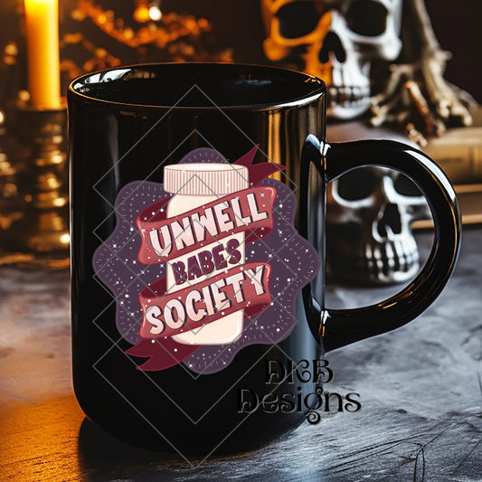 Unwell babes society UV DTF