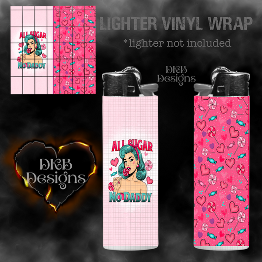 All sugar Lighter vinyl wrap