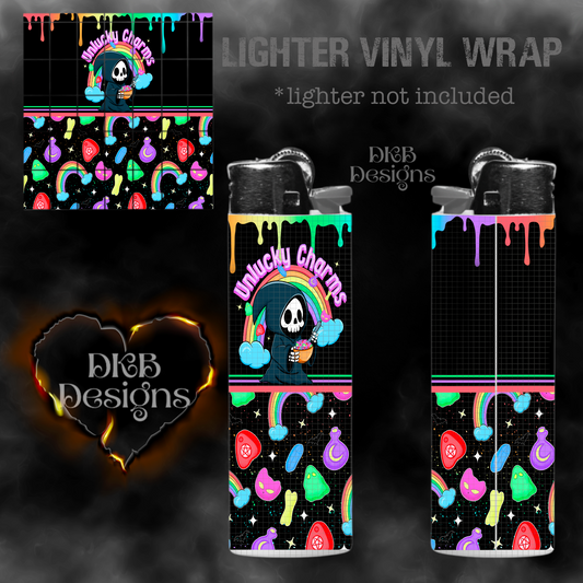 Unlucky charms Lighter vinyl wrap