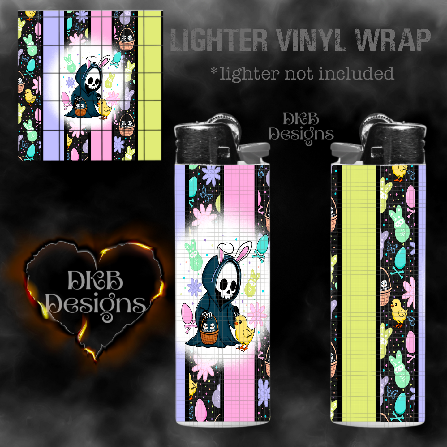 Easter grim Lighter vinyl wrap