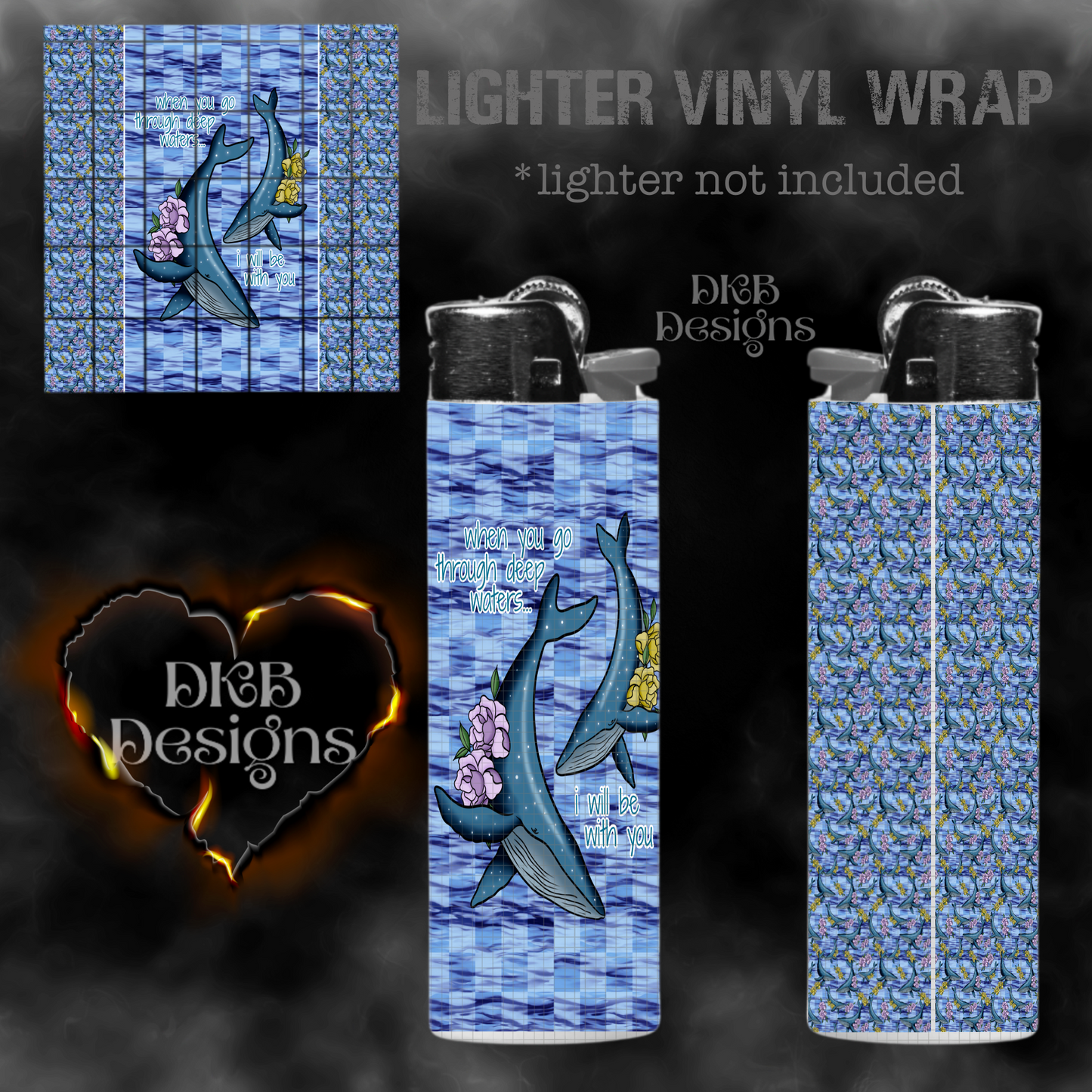 Deep waters Lighter vinyl wrap