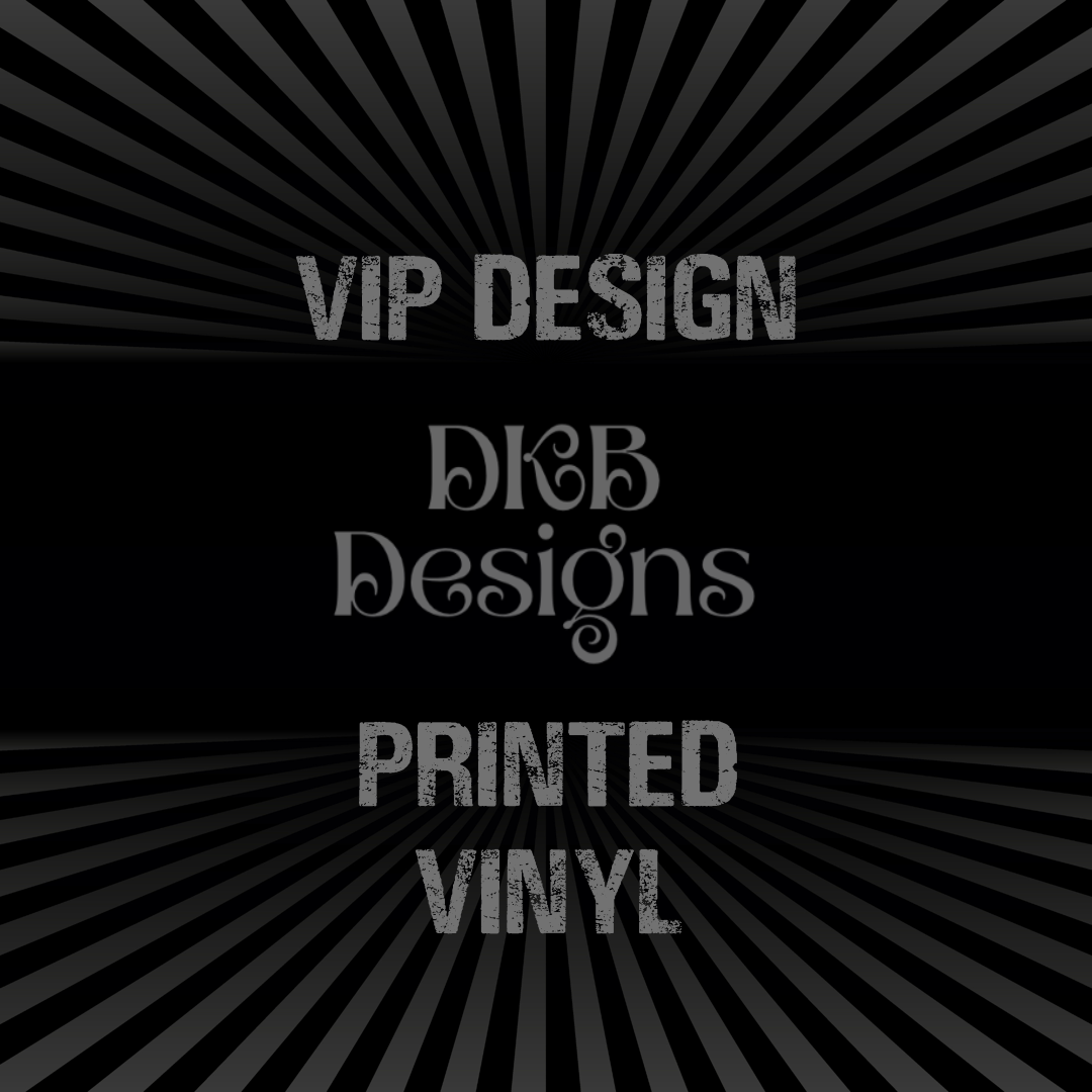 Booked and busy Printed Vinyl